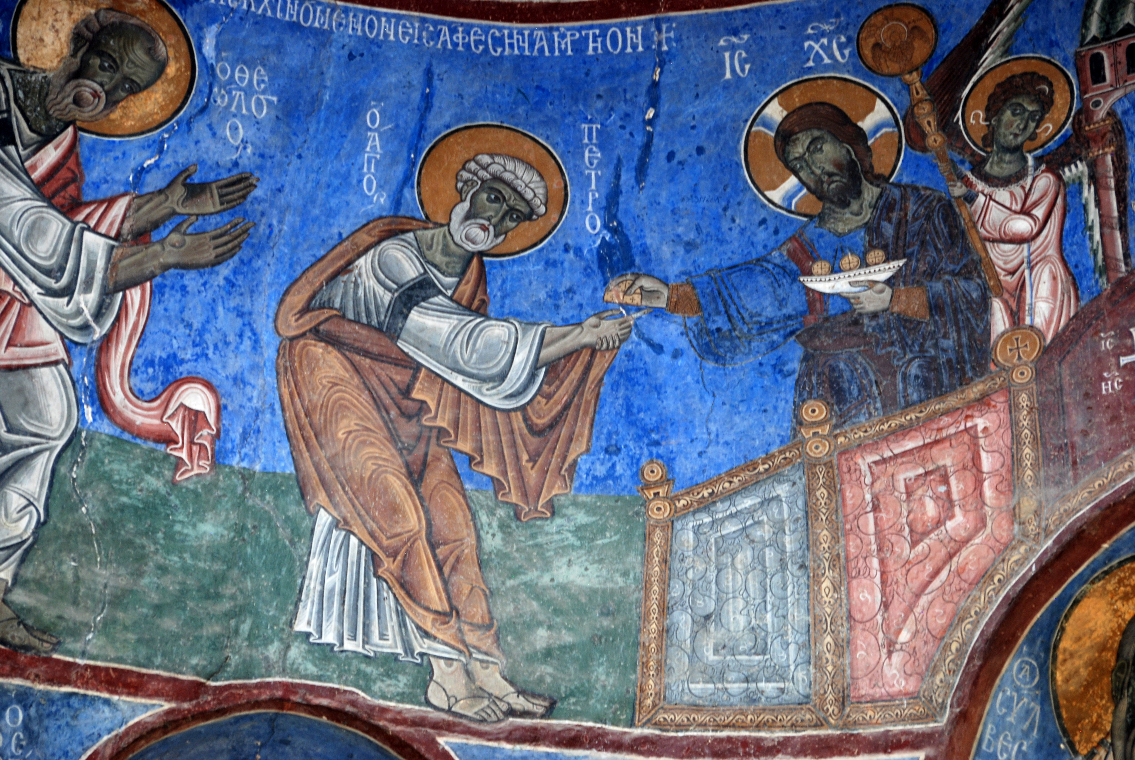 Wall painting, church of the Holy Mother of God, Akhtala, Republic of Armenia, early 13th century. Photo: Anthony Eastmond